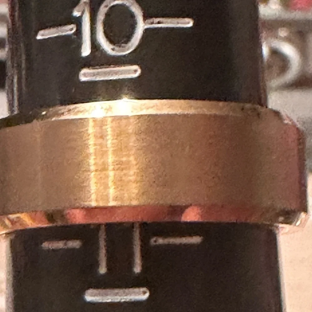 Tungsten yellow gold toned  men’s wedding band ring